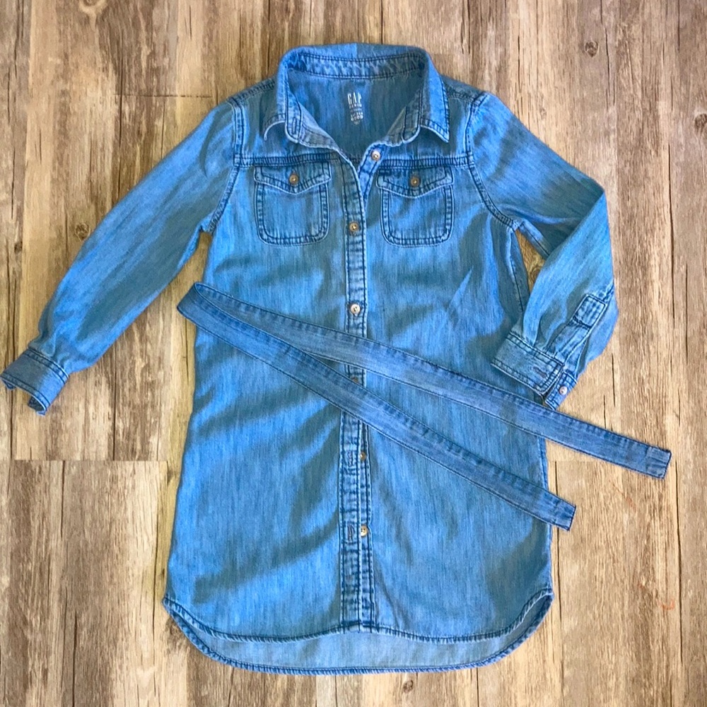 GAP denim shirt dress